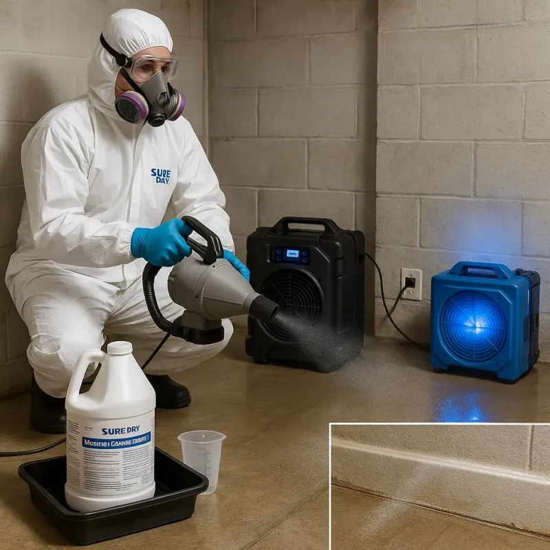 Sanitization and Odor Removal process in Mount Airy, GA