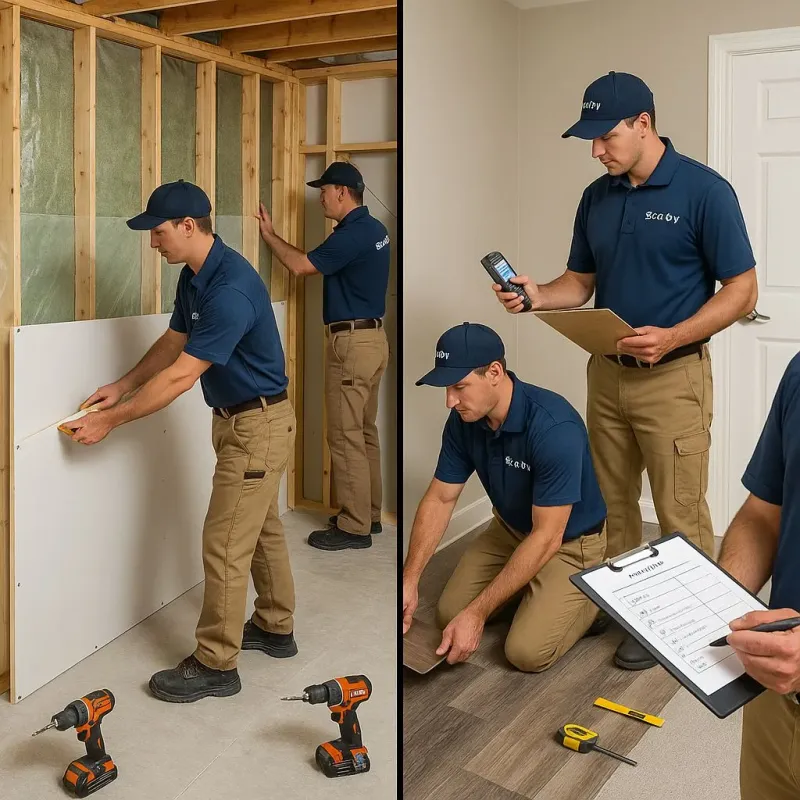 Repairs and Reconstruction process in Mount Airy, GA